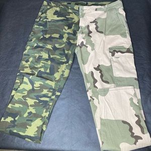 SHEIN Camouflage cargo pants